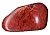 kameny: červený jaspis
