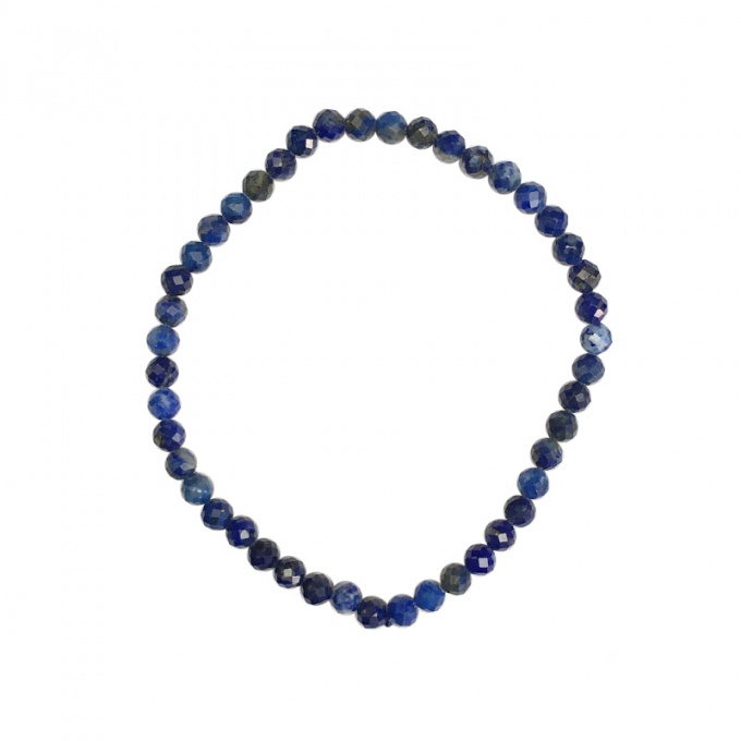 Lapis lazuli - fazetovaný náramek