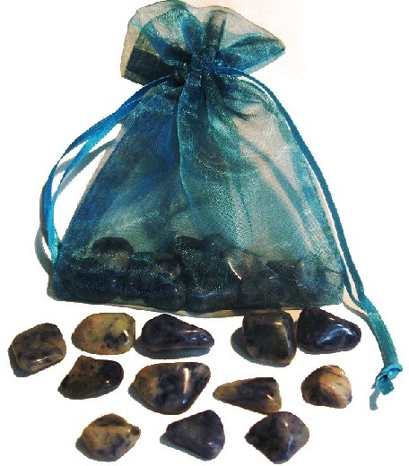 Vločkový obsidián - 12 kamínků intuice