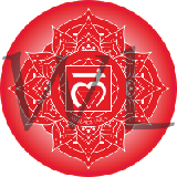 Čakra symbol samolepa kulatá 13 cm 