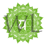 Čakra symbol samolepa tvarovaná 5 cm 