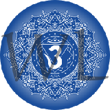 Čakra symbol samolepa kulatá 13 cm 