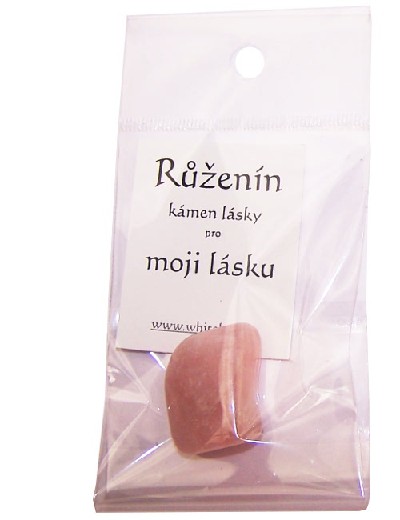 Růženín - kámen lásky s věnováním