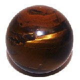 Tygří oko - kamenná koule 