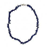 Lazurit (lapis lazuli) - náhrdelník z kamínků 45 cm