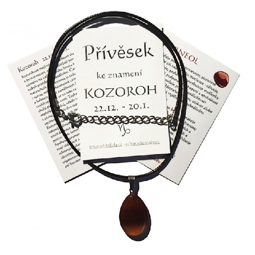 Přívěsek ke znamení Kozoroh