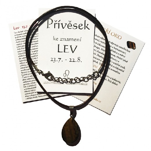 Přívěsek ke znamení Lev