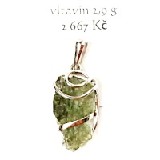 Vltavín - Ag přívěsek 
