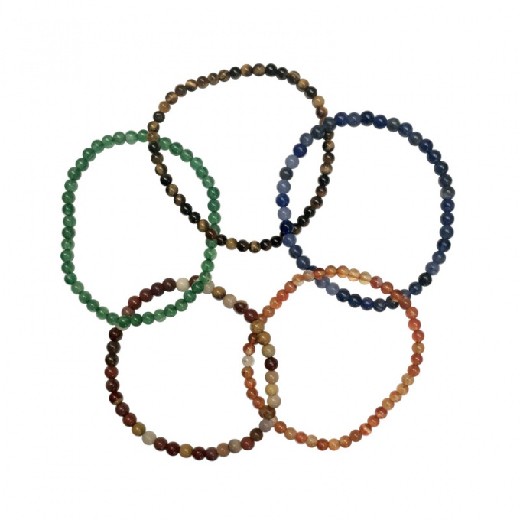 Kuličkové náramky 4 mm - varianty