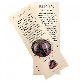 Beran - záložka a kamenná placička 