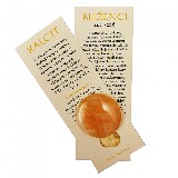 Blíženci - záložka a kamenná placička 