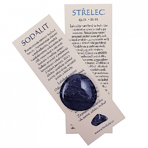 Střelec - záložka a kamenná placička