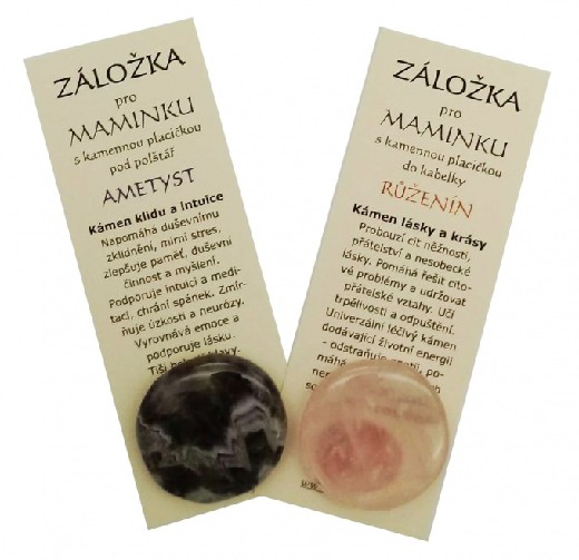 Záložka a kamenná placička pro maminku